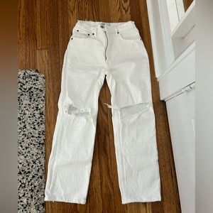 Abercrombie Ultra High Rise 90s Straight
Jean WHITE